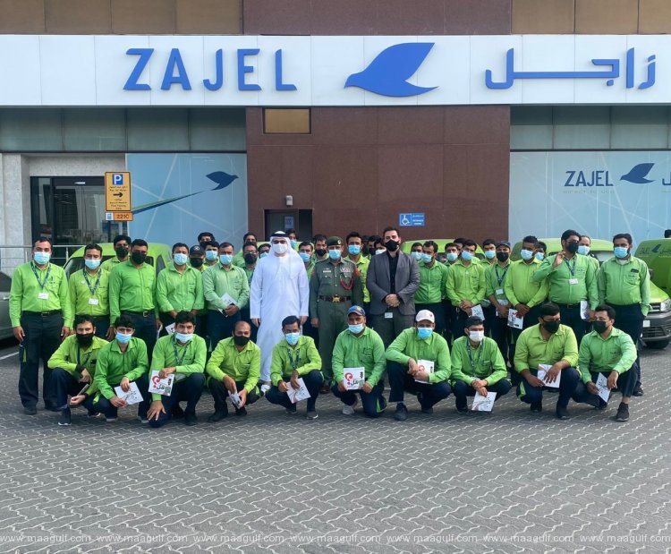 Dubai Police raises Awareness of ZAJEL Courier Drivers on Road Safety